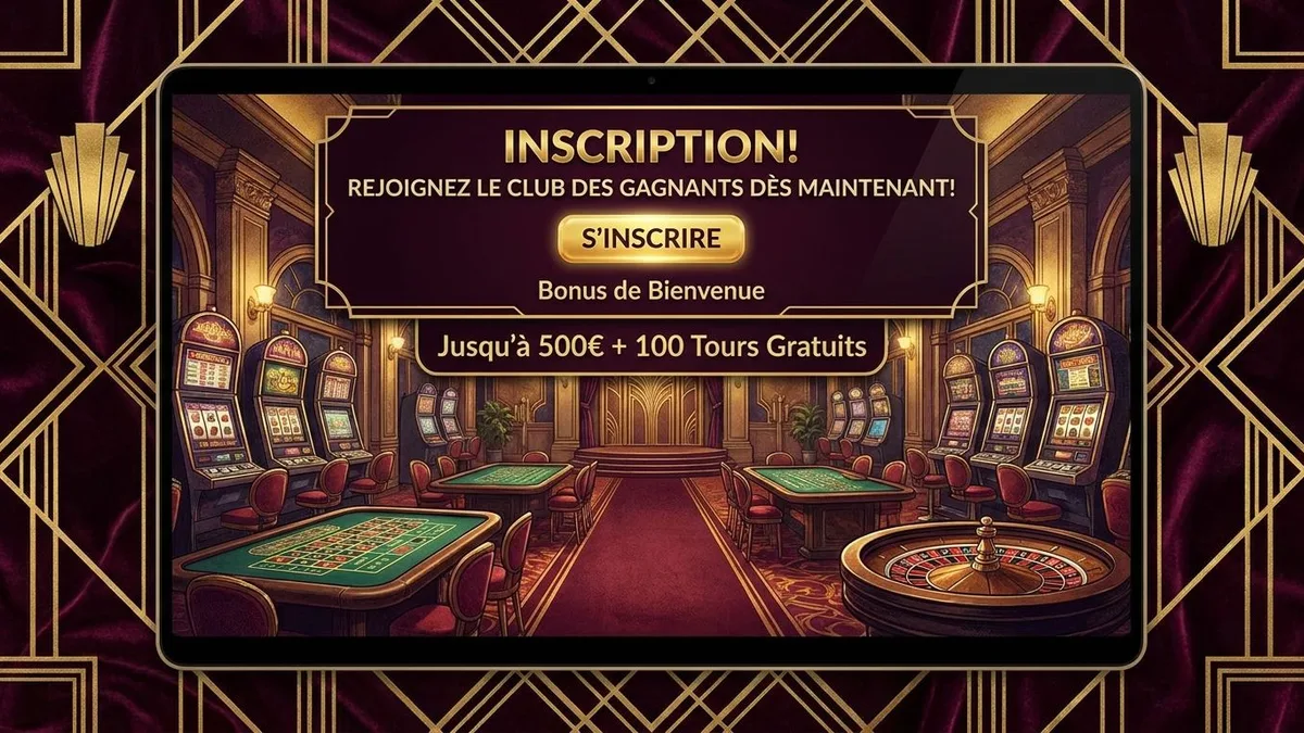 Inscription avec bonus